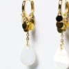Boucles d'oreilles Agathe dorées – Image 2