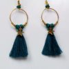Boucles d'oreilles Cassiopée dorées