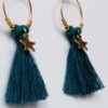 Boucles d'oreilles Cassiopée dorées – Image 2