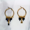 Boucles d'oreilles Luna dorées