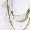 Collier Agathe doré – Image 2