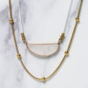 Collier Agathe doré