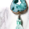 Collier Jade argenté – Image 3